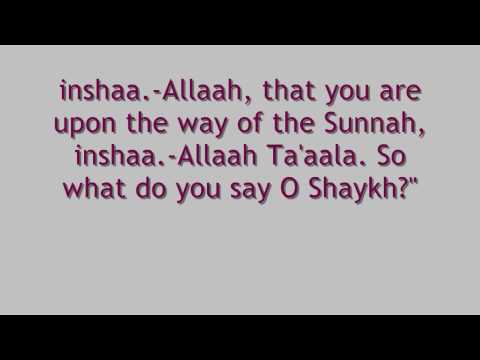 Shaykh al-Albani Crying When Informed of a Ru`yah (Vision in a Dream) Concerning Allaah’s Messenger