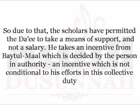 Does the Da’ee take a Wage? | Shaykh Saalih Aal-Shaykh