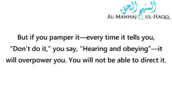 How to Overpower One’s Own Soul to Do Good – By Shaykh ʿAlī ibn Yaḥyá al-Ḥaddādī