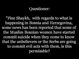 Can they Commit Suicide if they Fear Rape?