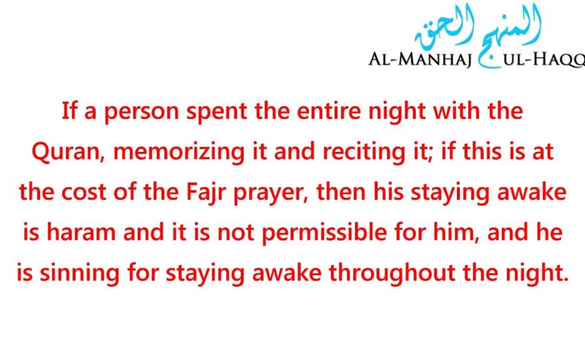 Careless with regards to the Fajr Prayer – Shaykh Abdur-Razzaaq Al-Badr