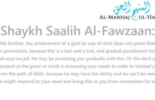 Do the awliyaa’ have the ability to answer one’s prayers? – By Shaykh Saalih Al-Fawzaan