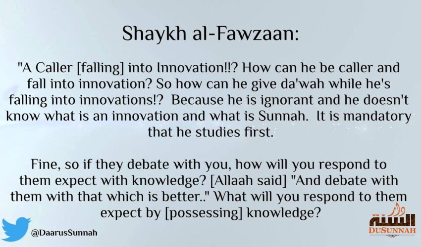 How can a Da’ee fall into Biddah