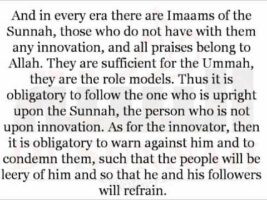 It’s Not Permissible to Praise the Innovator, or Promote him or Listen to Him.
