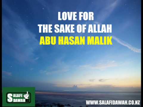Love For The Sake of Allah – Abu Hasan Malik