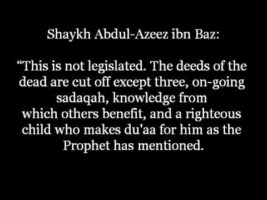 Reciting the Quran over the Dead.