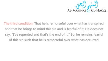 Repentance: Its Meaning And Conditions – By Shaykh Saalih Al-Fawzaan