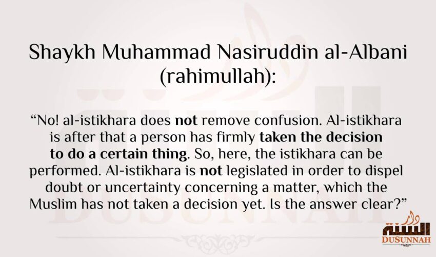 Salat Al Istikhara | Shaykh Muhammed Nasiruddeen Al Albani