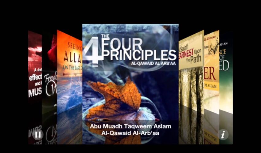 The 4 Principles taught by Abu Muadh Taqweem Aslam