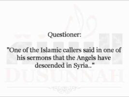 The Angels have Descended in Syria?