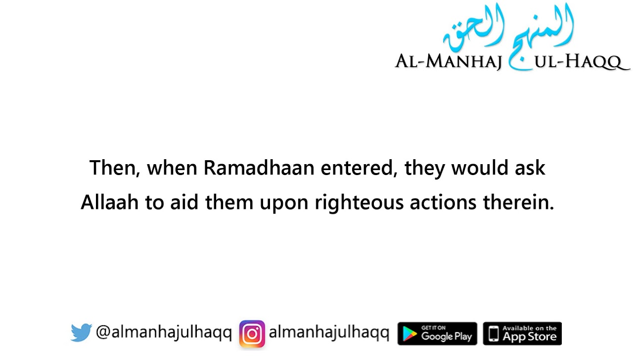 The Condition of the Salaf in Ramadhaan – By Shaykh Saalih Al-Fawzaan