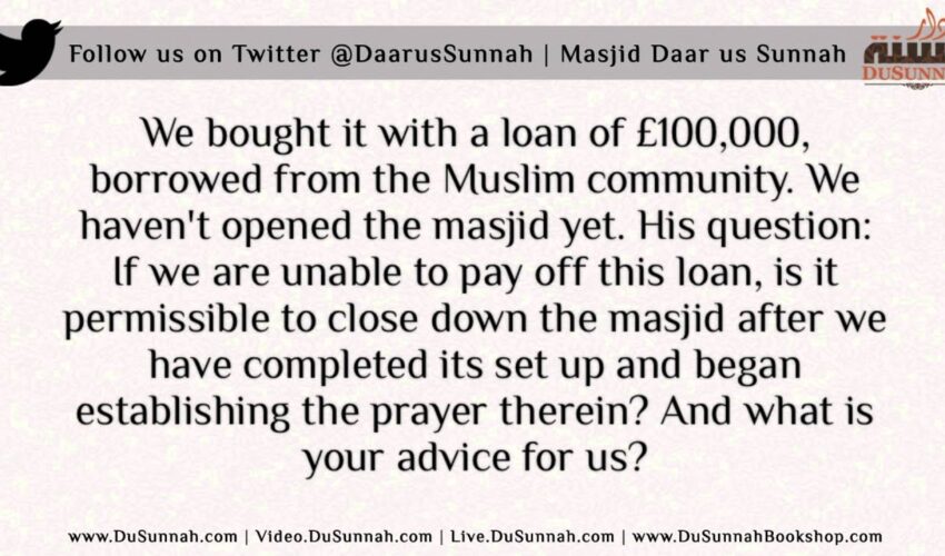 The Ruling on Asking for Charity to Maintain the Masjid | Shaykh Saalih al Fawzaan