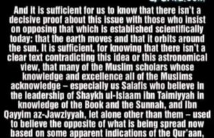 The spherical Earth in an orbit Imâm al-Albânî