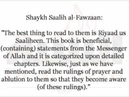 Which book should we read to our families at home? | Shaykh Saalih al-Fawzaan