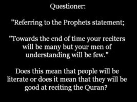 Your Reciters will be Many.