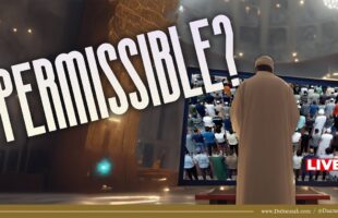 Praying Behind a Television Broadcast | Shaykh Salih al-Luhaydan
